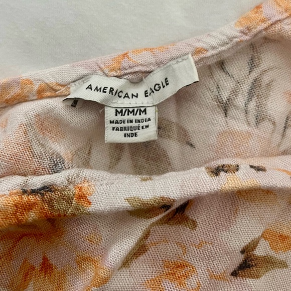 One Shoulder Linen Crop Top - Picture 4 of 5